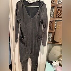 Free people movement Hooded Jumpsuit with Pockets